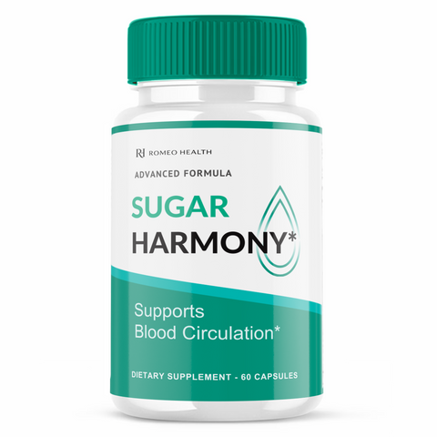 Sugar Harmony Official Gluco Blood And Cardiovascular Support (1 Bottle)