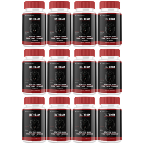 Testo Dark Official Male Performance And Stamina (12 Bottle)