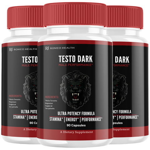 Testo Dark Official Male Performance And Stamina (3 Bottle)