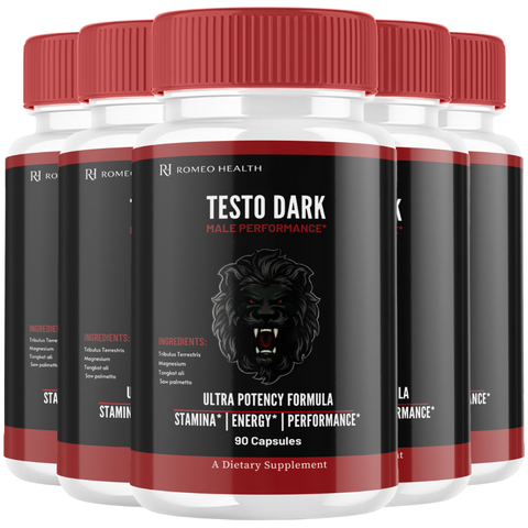 Testo Dark Official Male Performance And Stamina (5 Bottle)