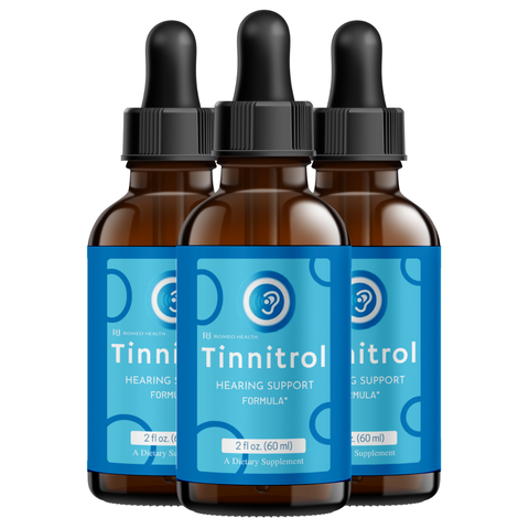 Tinnitrol Official Hearing Support Supplement Drops (3 Bottle)