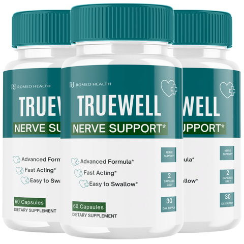 Truewell Official Advanced Nerve Support Supplement (3 Bottle)