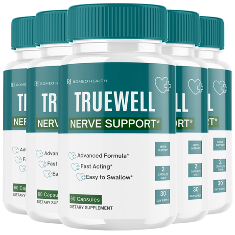 Truewell Official Advanced Nerve Support Supplement (5 Bottle)