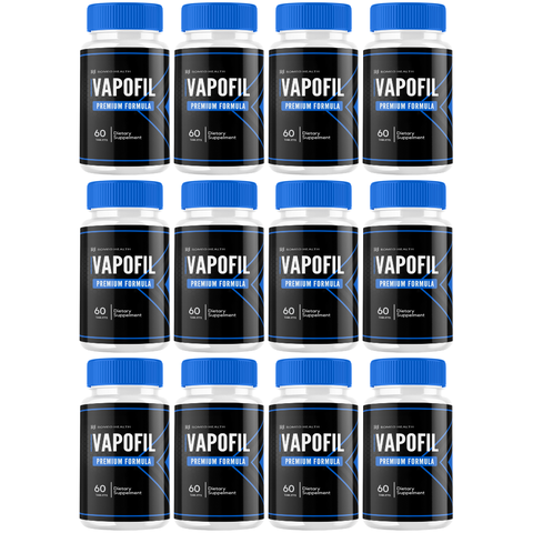 Vapofil Official Male Performance Pills Vapo Fil Formula Supplement (12 Bottle)