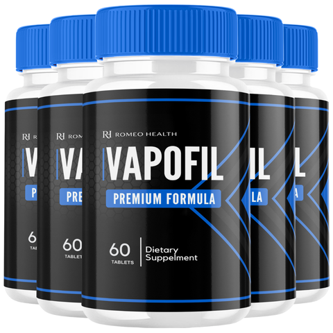 Vapofil Official Male Performance Pills Vapo Fil Formula Supplement (5 Bottle)