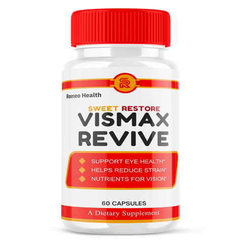 Vismax Revive Official, Advanced Eye Supplement for Clear and Healthy Eyes (1 Bottle)