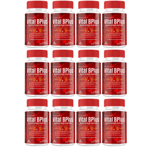 Vital BPlus Official Complete Blood And Glyco Optimizer (12 Bottle)