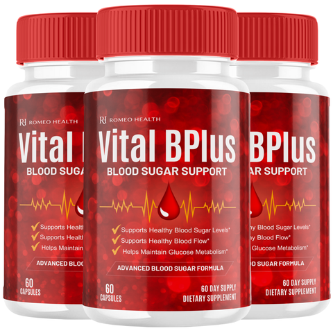 Vital BPlus Official Complete Blood And Glyco Optimizer (3 Bottle)