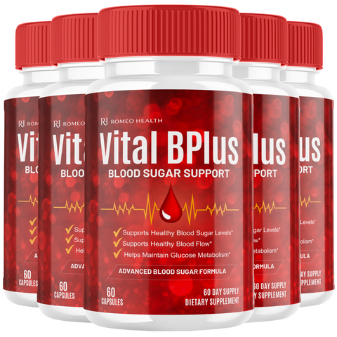 Vital BPlus Official Complete Blood And Glyco Optimizer (5 Bottle)