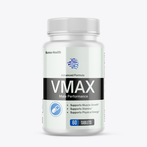 Vmax Male Performance Tablets, Advanced Formula for Men, Stamina & Energy 60ct