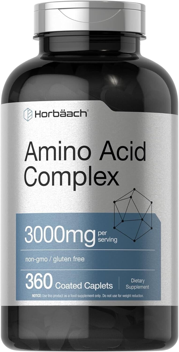 Complejo de aminoácidos 3000 mg - Apoyar la construcción de masa muscular
