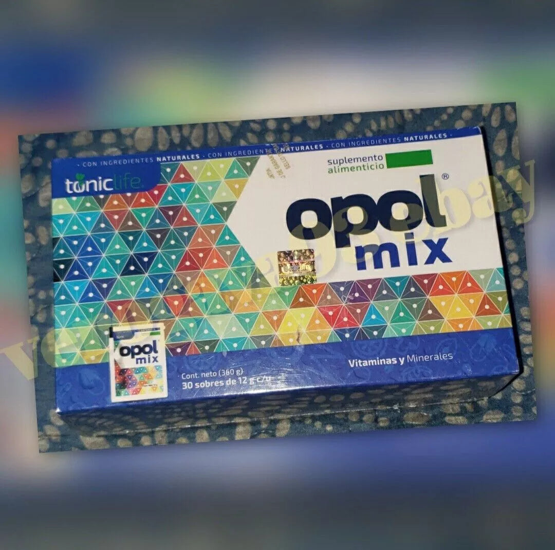 Opol Mix Caja con 30 sobres  Muy útil por el aporte de vitaminas y minerales.