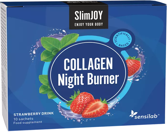 Slim Joy Collagene Night Burner con Collagene marino 2500 mg 10 Buste TMC 08/24