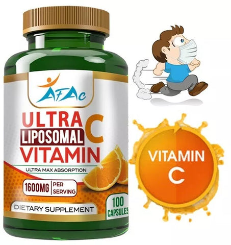 Natural Vitamin C 1600 mg  Supports Immune health , skin,  heart high absortion