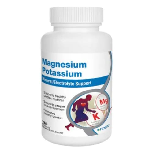 Cápsulas de magnesio antiestrés Natural Slim, citrato de magnesio puro y potasio