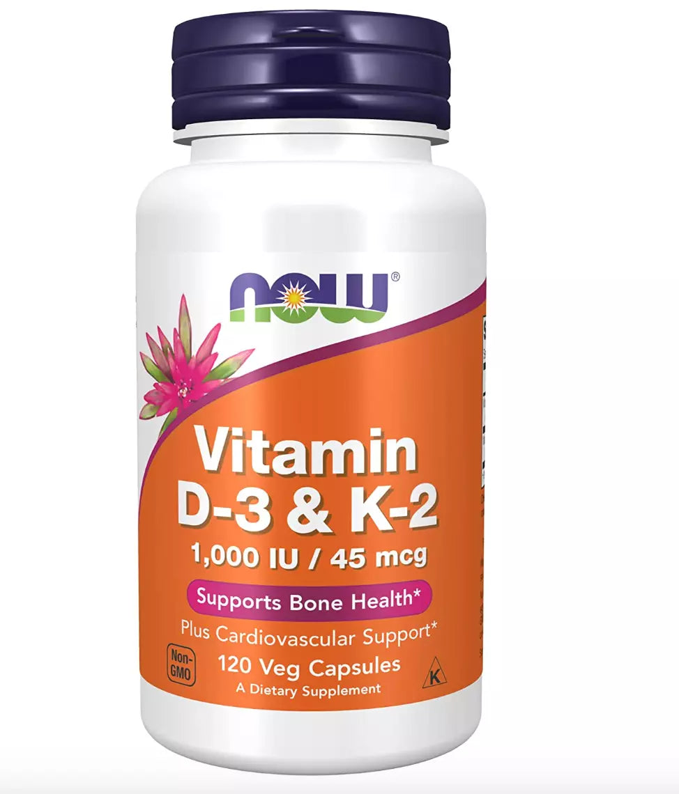 Vitamina K2 (MK7) y D3 Suplemento EXTRA FUERTE para Salud de Huesos y Corazon
