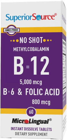 B12 con B6 y ácido fólico: mantiene el cerebro y el sistema nervioso saludables