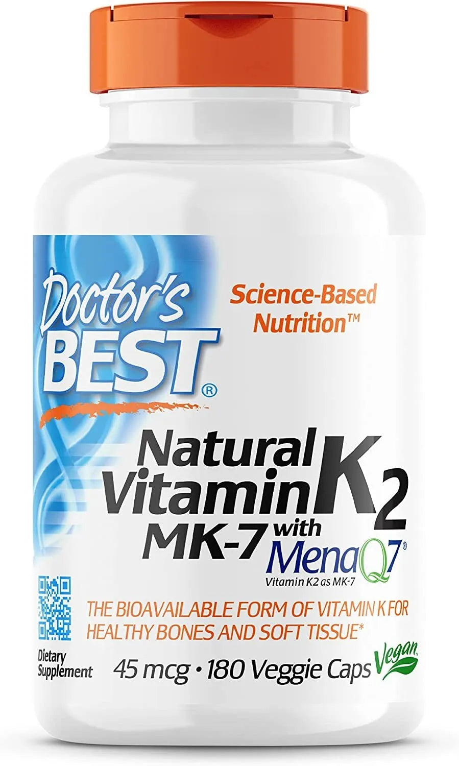 Vitamina K2 Mk-7, apoya la salud ósea y la elasticidad de los tejidos blandos