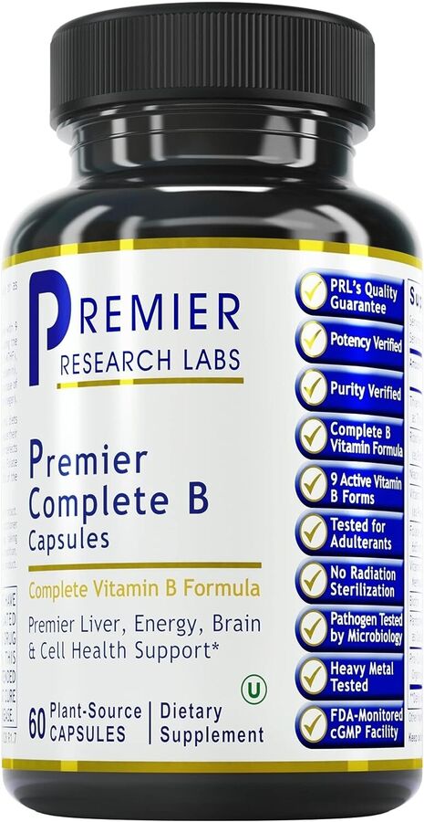 Complejo de vitamina B | Apoyo a la energía, el cerebro y la salud celular