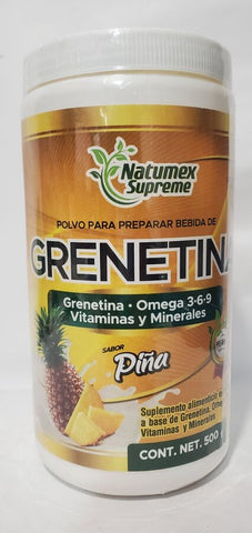 Htdrolyzed Grenetine ( Pineapple/Piña ) Naturamex Supreme Net.500g