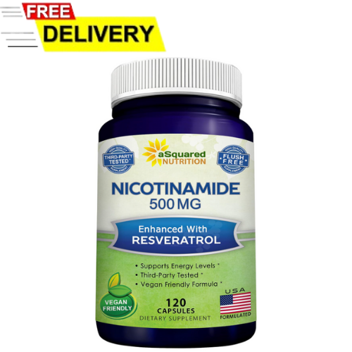 Nicotinamida 500 mg - Apoya NAD, salud y energía de las células de la piel