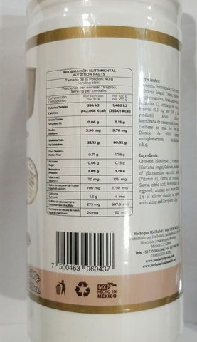 GRENETINA 100% NATURAL HIDROLIZADA ( Membrana de Huevo sabor a Coco