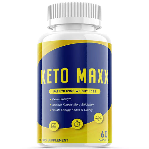 1-Pack Keto Maxx Suplemento Pastillas, Pérdida de Peso, Quemagrasas, Apetito