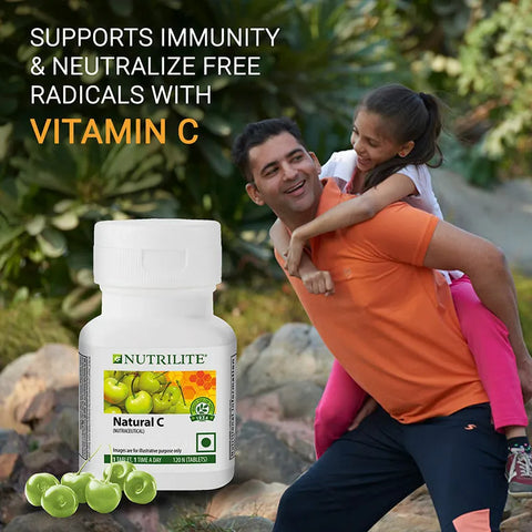 NUTRILITE Vitamina C Antioxidante Para Inmunidad Soporte 120 Tabletas