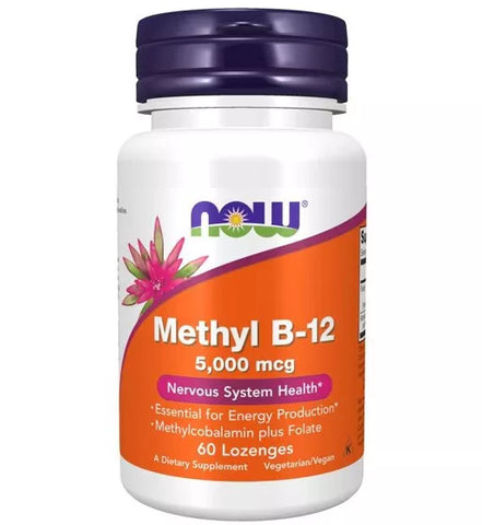 Now Foods Methyl Vitamin B-12 5000mcg 60 Pills