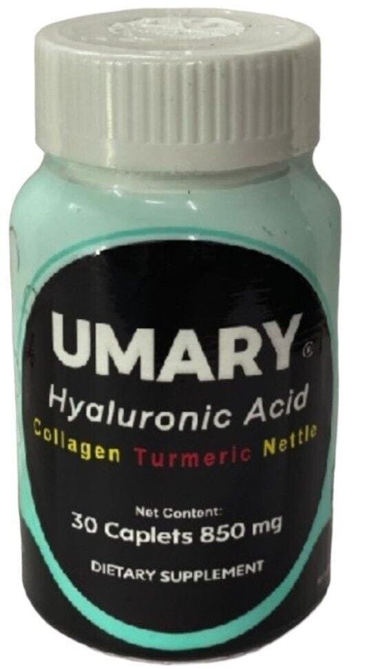 Acido Hialuronico de Alta Potencia 850 mg UMARY Hyaluronic Acid 30 Capsules