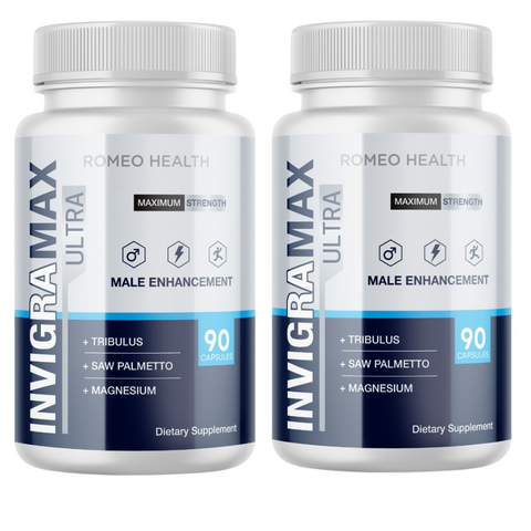 (2 Pack)INVIGRAMAX ULTRA Advanced Male Enhancement Formula 60ct Increase Stamina