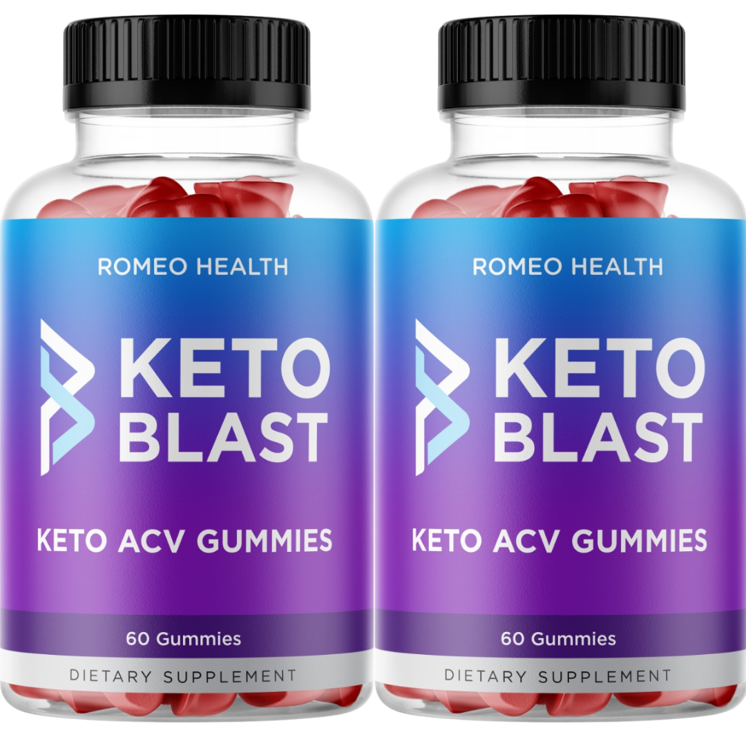 (2 Pack) Keto Blast Gummies 1000MG Apple Cider Vinegar ACV Weight Loss 60 Gummy