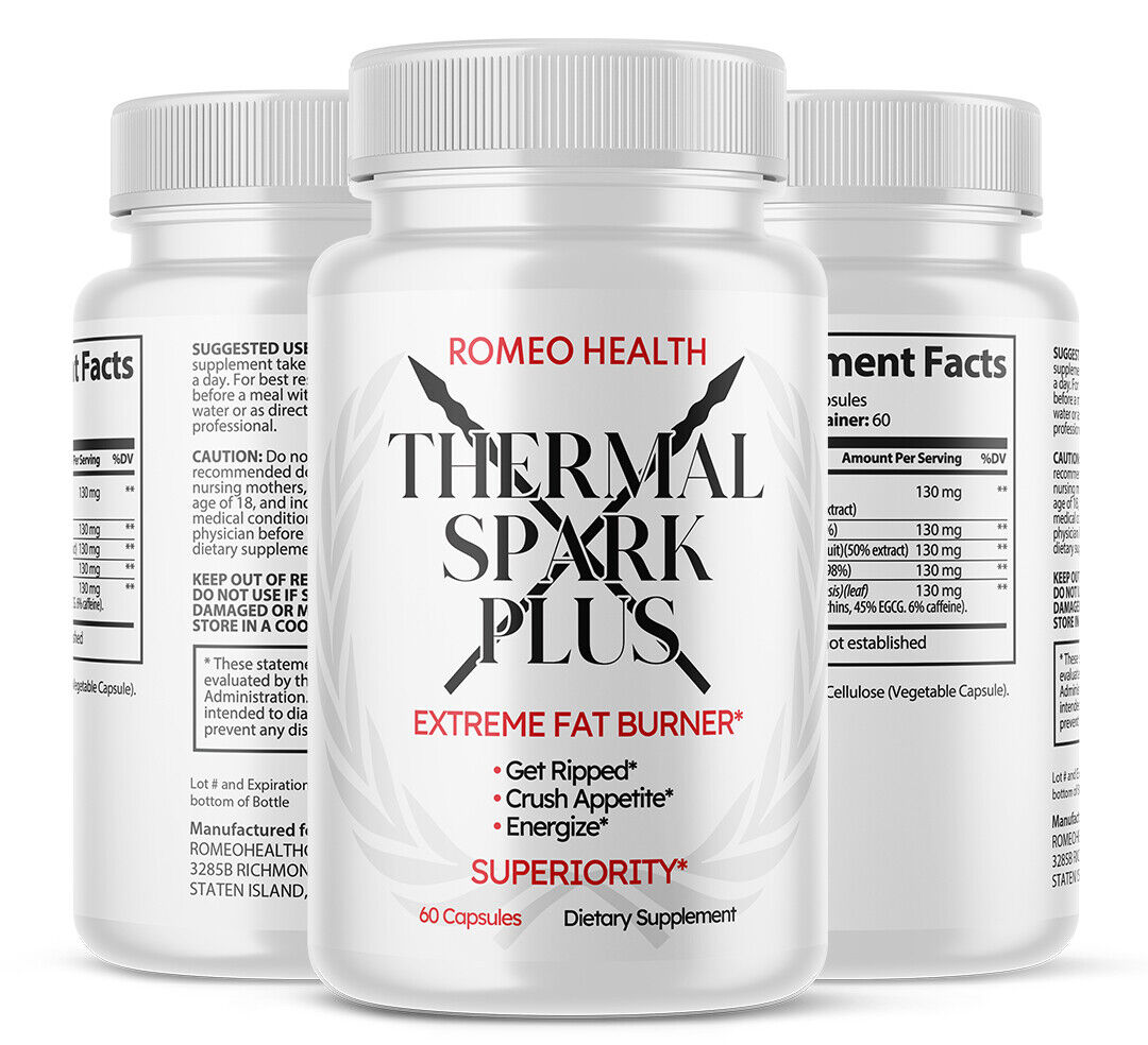 2 PACK! Thermal Spark Fat burner Weight Loss Diet 60 Caps