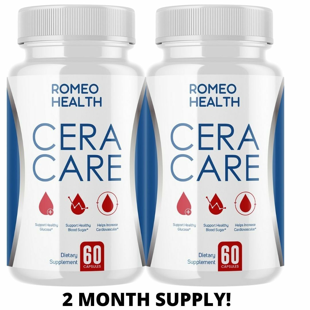 Ceracare Advanced Blood Sugar Support Supplement - Romeo Health 60CT
