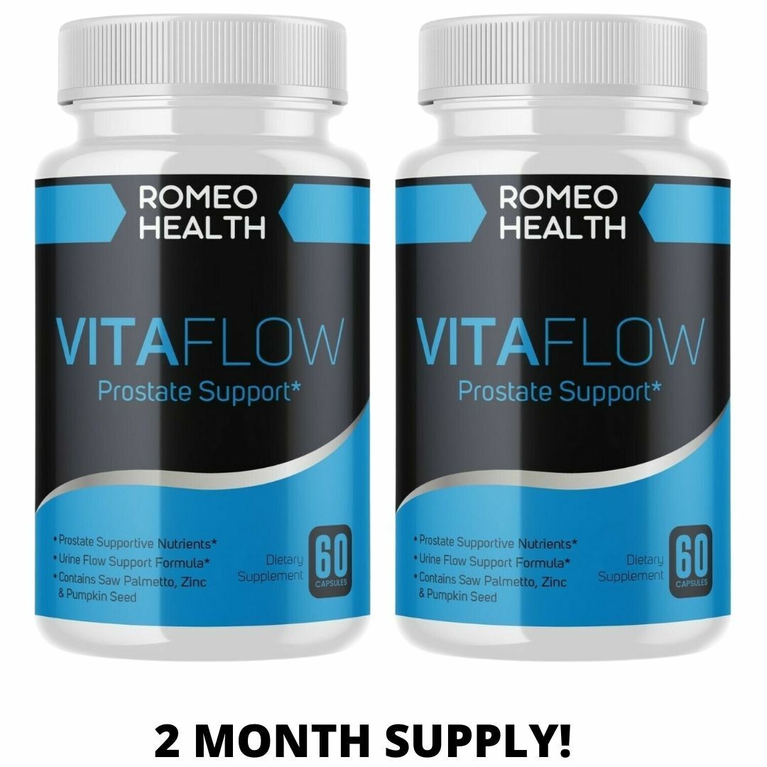 2 Bottles! Vitalflow Prostate Advanced Formula Support Supplement
