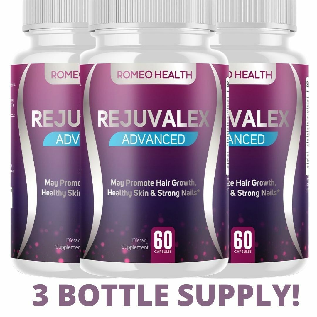 3X Rejuvalex Advanced Help Strengthen Your Nails & Grow Healthier Hair 60 CapS
