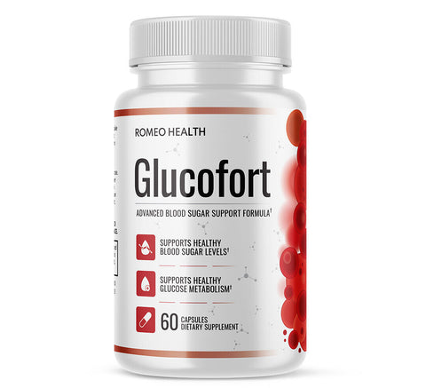 4 PACK! Glucofort Advanced Blood Sugar Support Formula -60 Capsules