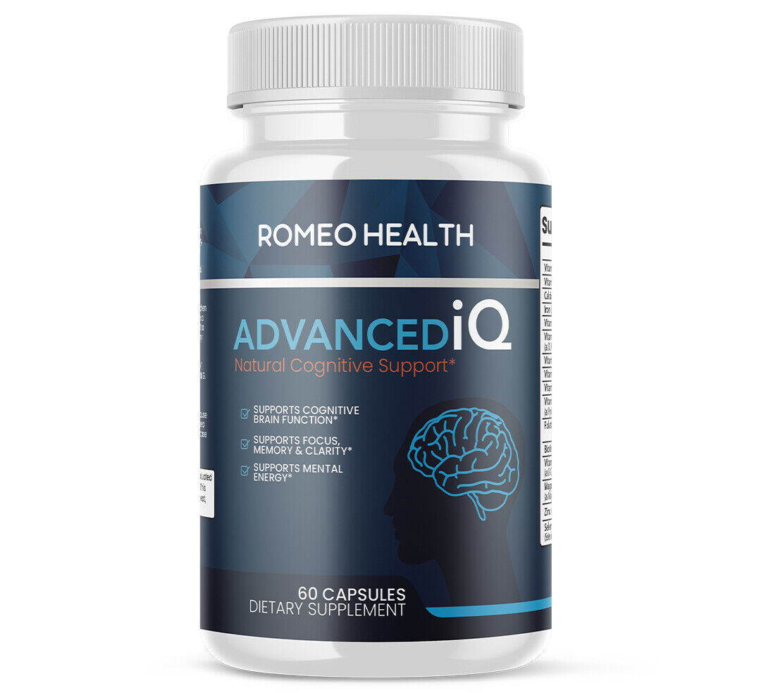 Advanced Iq Brain Enhancement - Advanced IQ Plus Brain Booster Supplement 60CT
