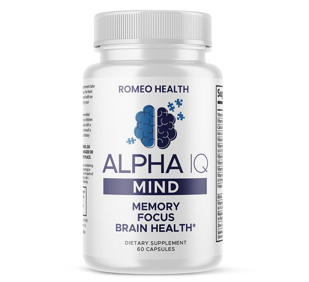 2 PACK! Alpha IQ Mind Brain Focus Memory Health Pro Mind Complex  Nootropic