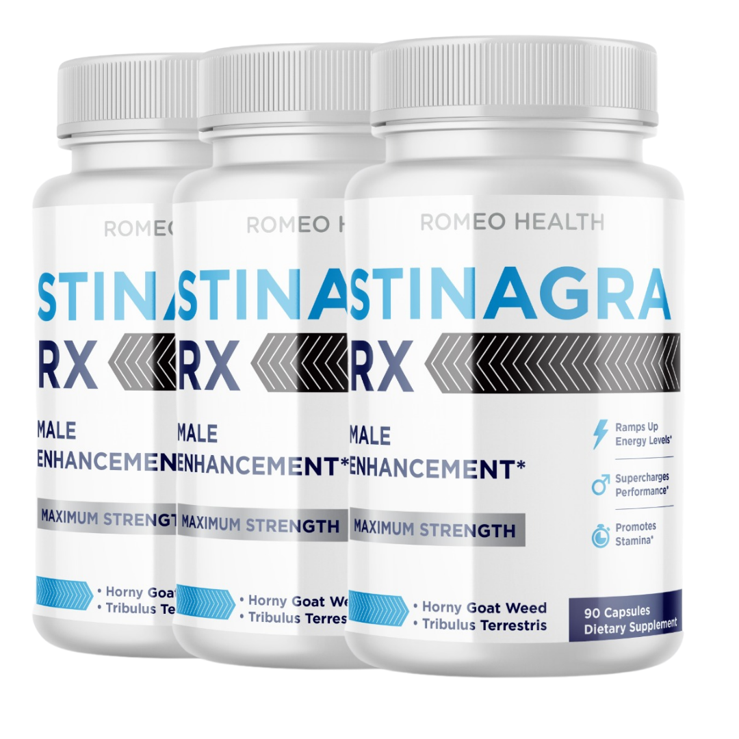 3 BOTTLES! Stinagra  Testosterone Booster Pills for Men Male Enhancement Stamina