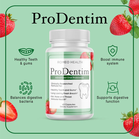 2 Pack! Prodentim Advanced Dental Supplement Pills for Teeth and Gums Repair