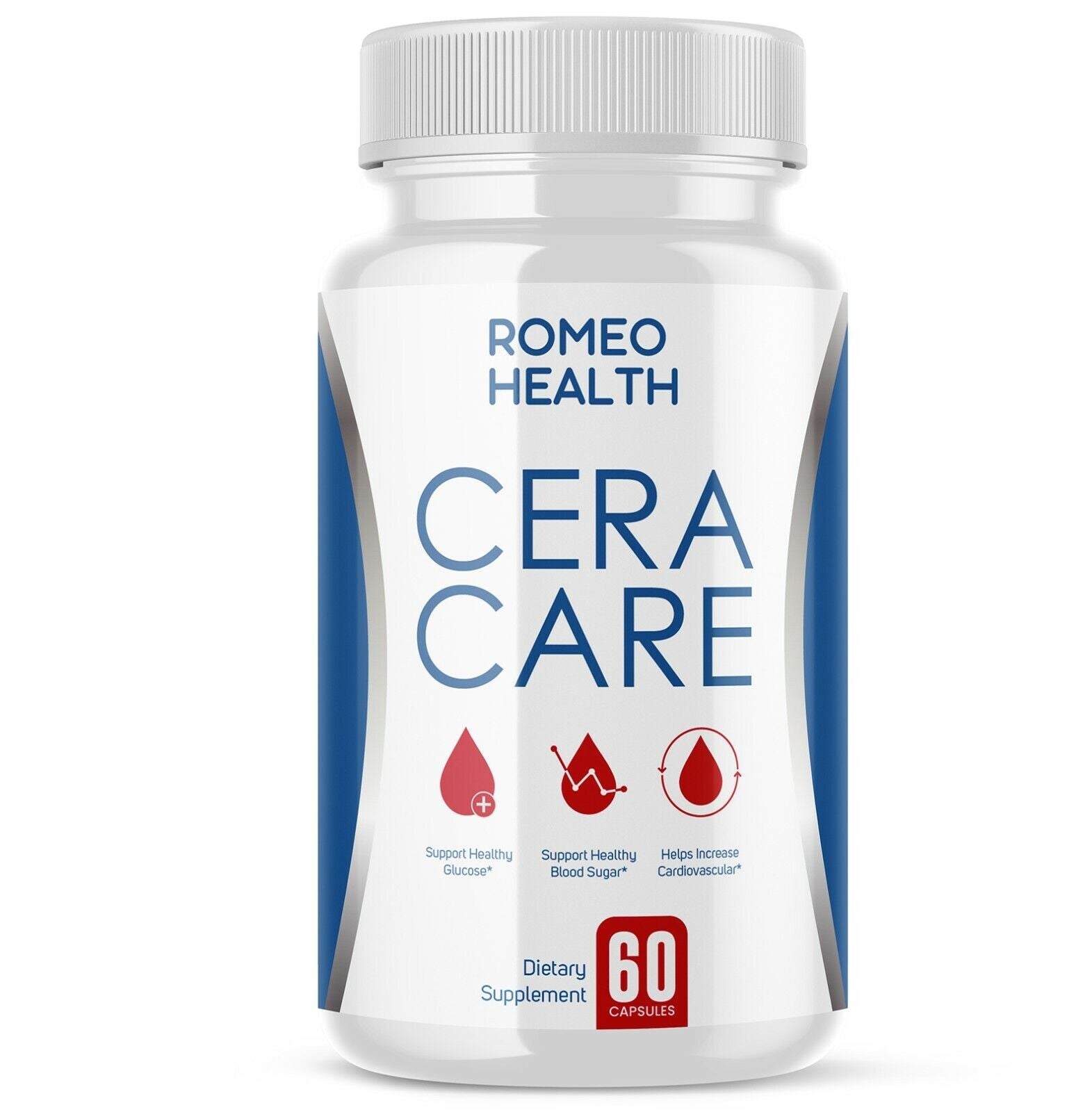 Ceracare Advanced Blood Sugar Support Supplement - Romeo Health 60CT