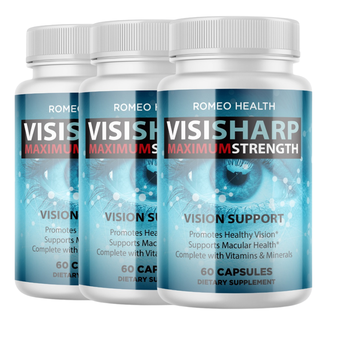 (3 Pack) VISISHARP Maximum Strength Vision Support - 60 CAPSULES