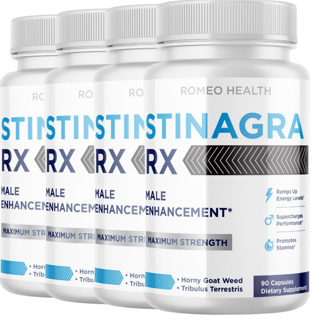 4 BOTTLES! Stinagra  Testosterone Booster Pills for Men Male Enhancement Stamina