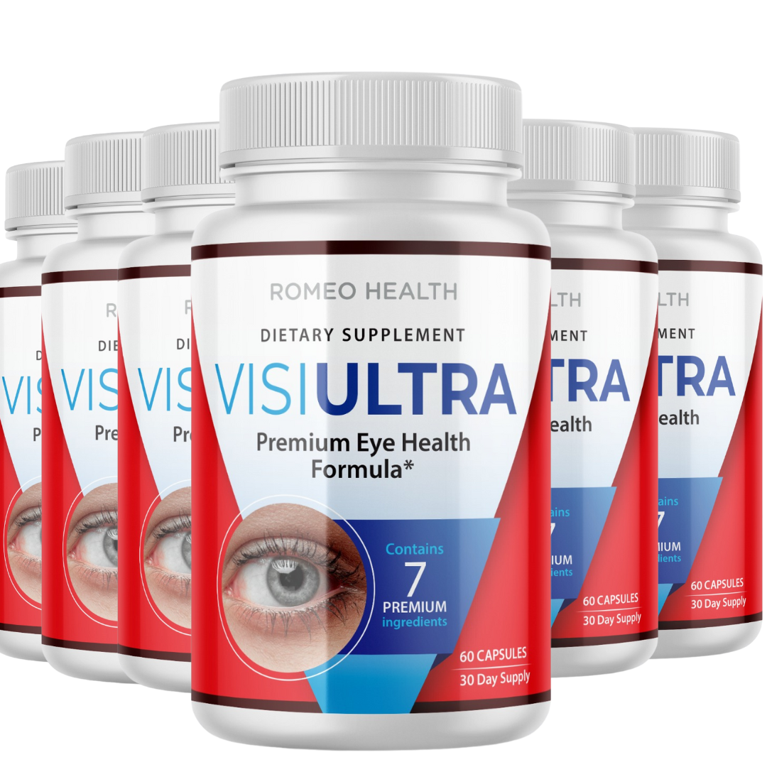 (6 Pack) Visiultra Premium Eye Supplement Pills, Supports Healthy Vision-60 CAPS