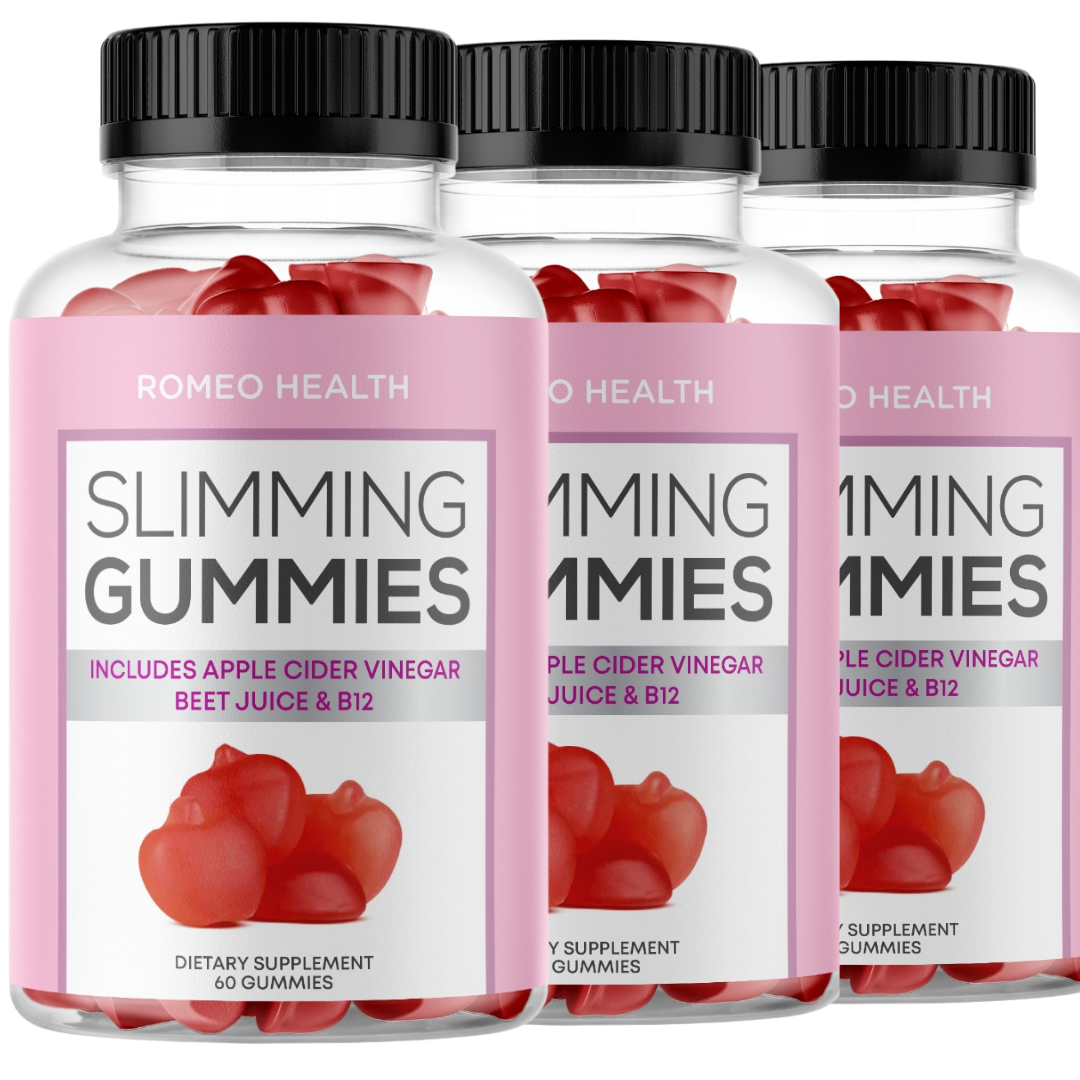(3 Pack!) Slimming Gummies 1000MG Apple Cider Vinegar Weight Loss 60 Gummys