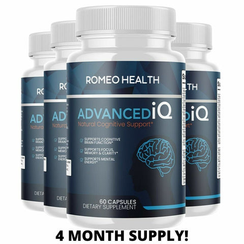 Advanced Iq Brain Enhancement - Advanced IQ Plus Brain Booster Supplement 60CT