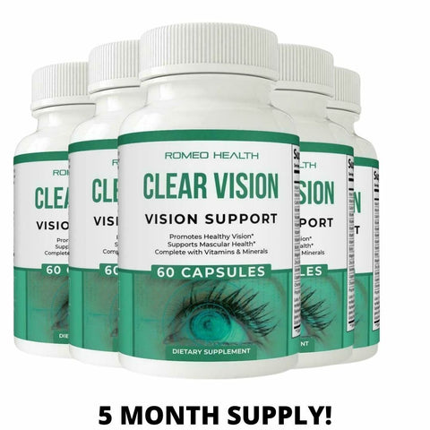 CLEAR VISION Eye Supplement Advanced Vision Vitamins With Lutein And Vitamin A