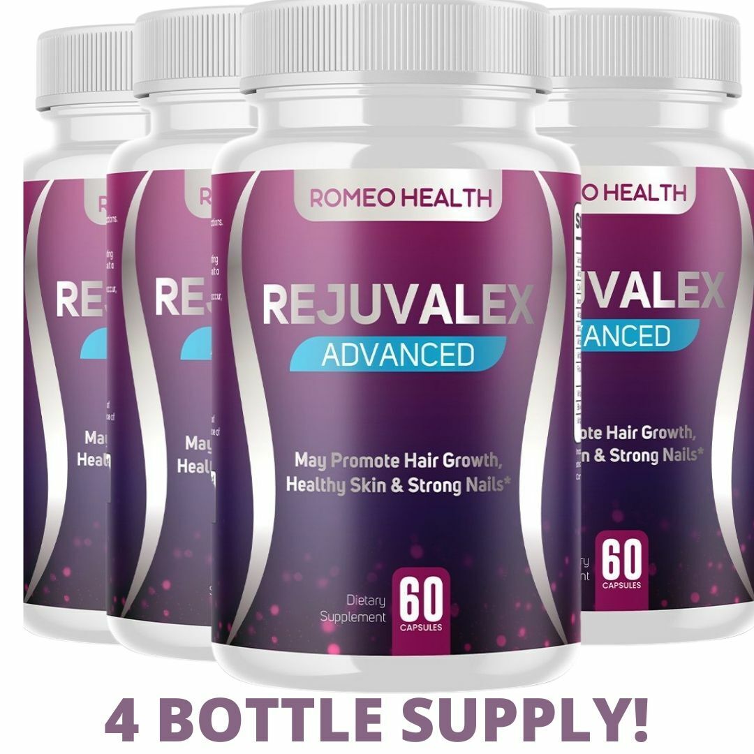 4X Rejuvalex Advanced Help Strengthen Your Nails & Grow Healthier Hair 60 CapS