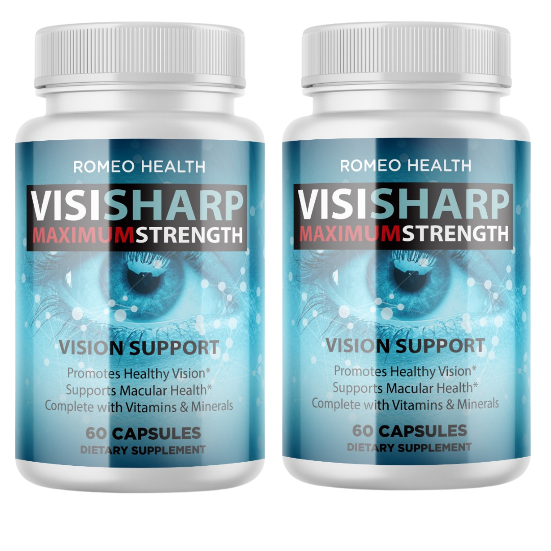 (2 Pack) VISISHARP Maximum Strength Vision Support - 60 CAPSULES